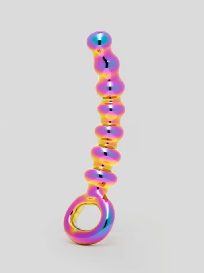 Lovehoney Sensual Glass Iridescent Anal Beads